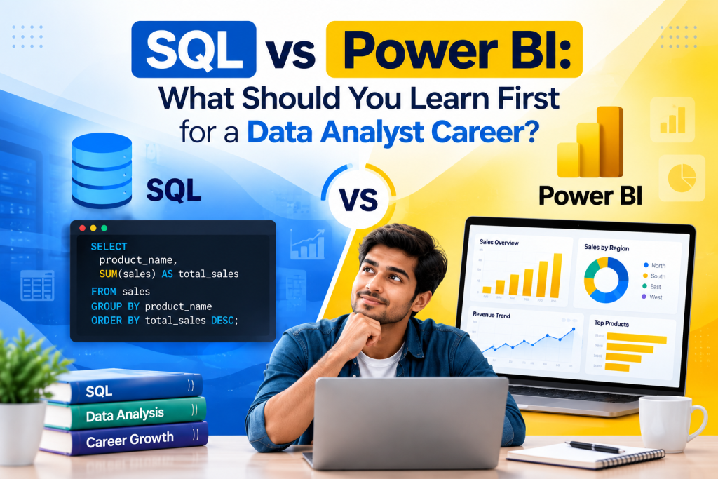 SQL vs Power BI: What Should You Learn First for a Data Analyst Career?